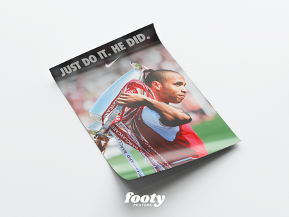 Thierry Henry 'Do It' Premier League Poster