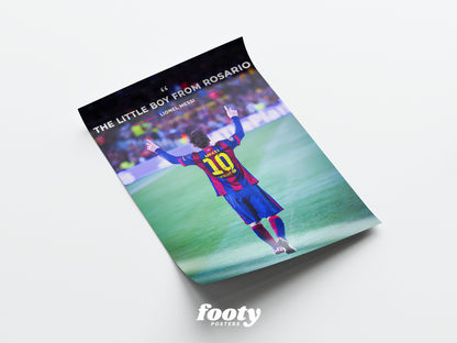 Lionel Messi 'Rosario' Poster