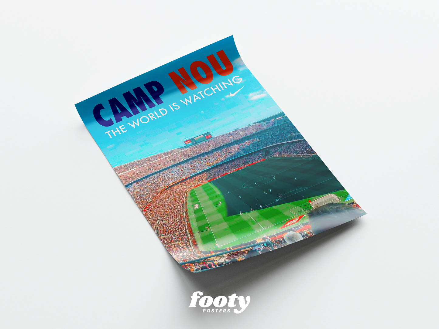 Camp Nou 'World Is Watching' Poster