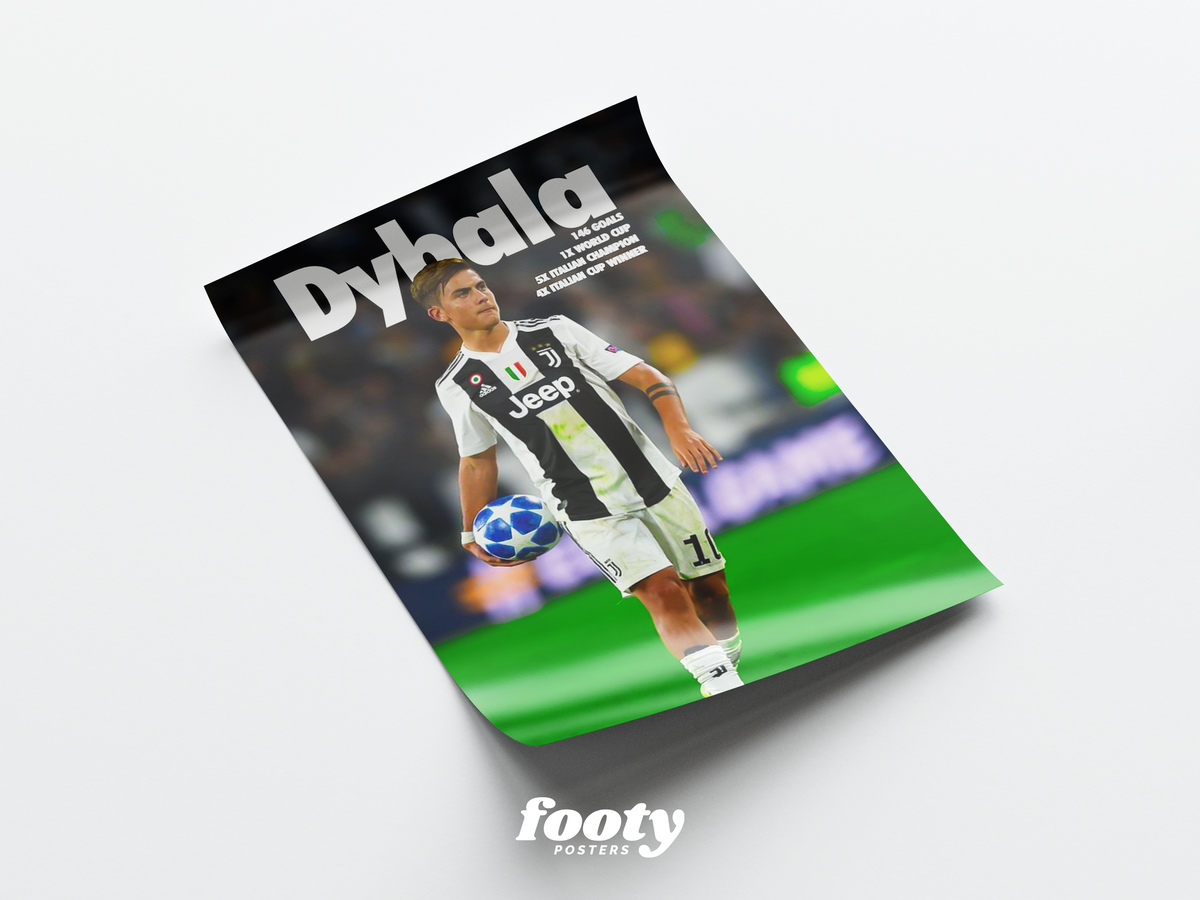 Dybala Stats Poster