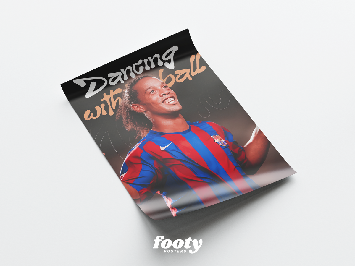 Ronaldinho 'Dancing With The Ball' Poster
