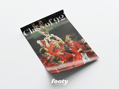 Manchester United „Klasse von 92“-Poster