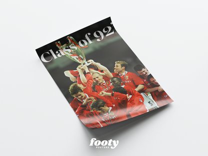 Manchester United „Klasse von 92“-Poster