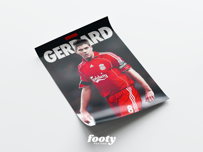 Steven Gerrard 'Focus' Poster