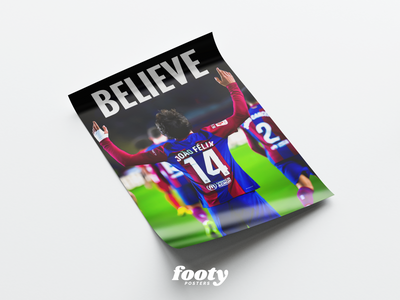 Poster „Der Auserwählte“ von Lionel Messi