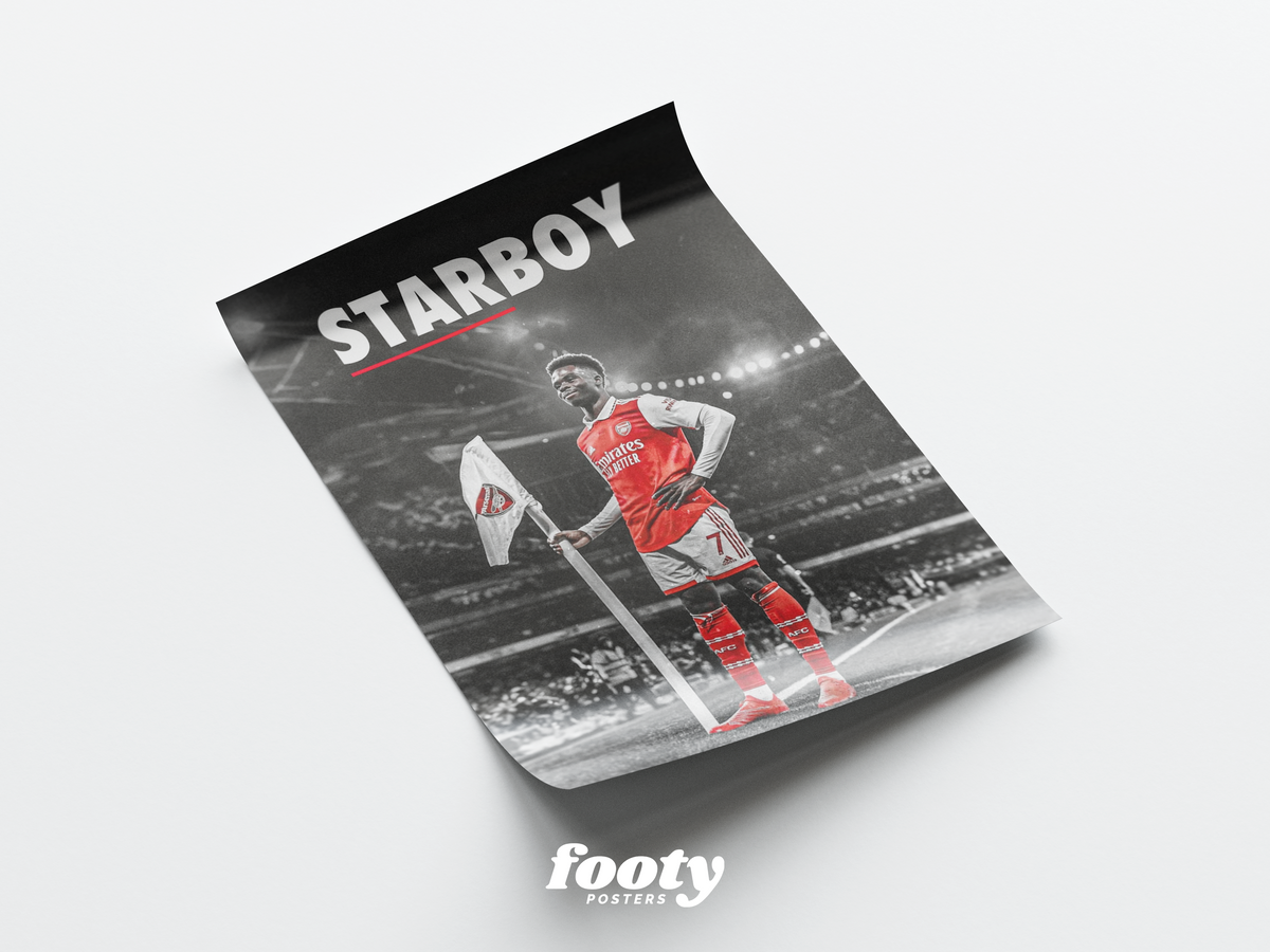 Bukayo Saka 'Starboy' Poster