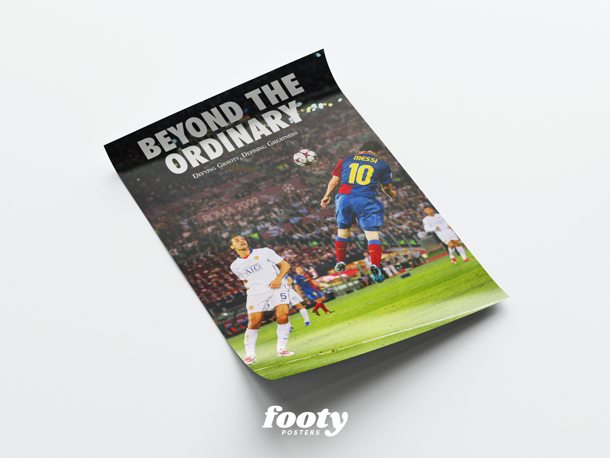 Messi 'Beyond The Ordinary' Poster