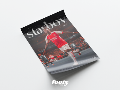 Bukayo Saka 'Starboy' Poster