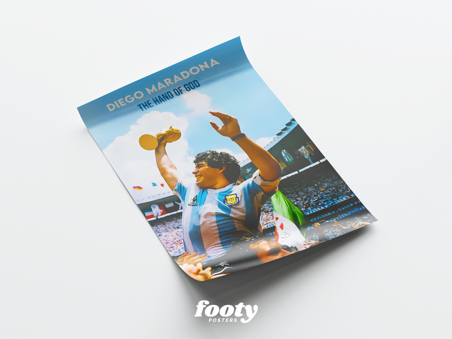 Diego Maradona 'Hand of God' Poster