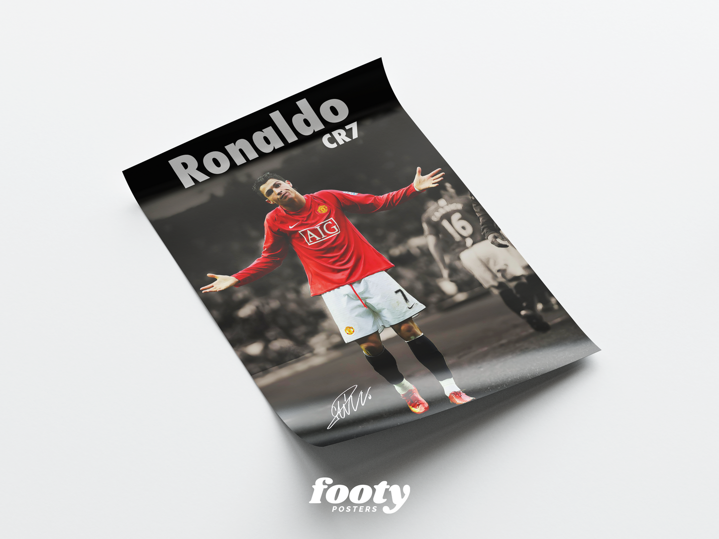 Cristiano Ronaldo „CR7“-Poster