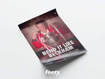 Mach es wie Beckham Poster