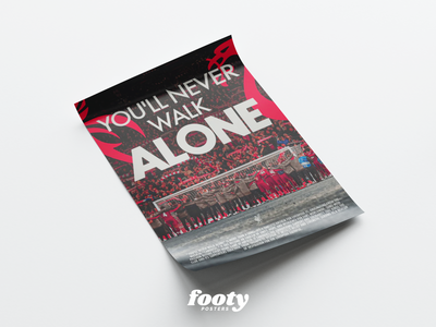 Liverpool 'You'll Never Walk Alone' Poster