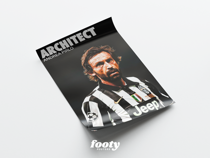 Andrea Pirlo 'Architect' Poster