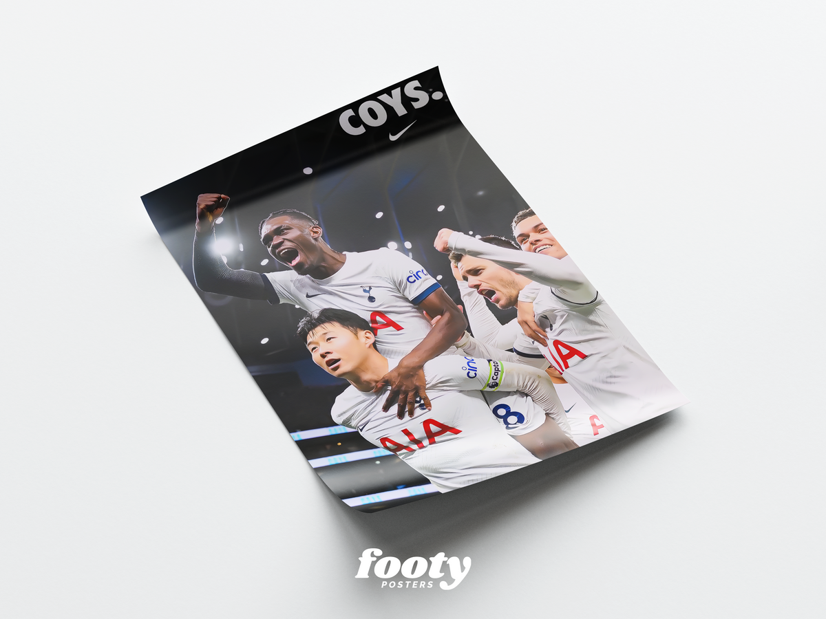 Tottenham Hotspur 'COYS' Poster