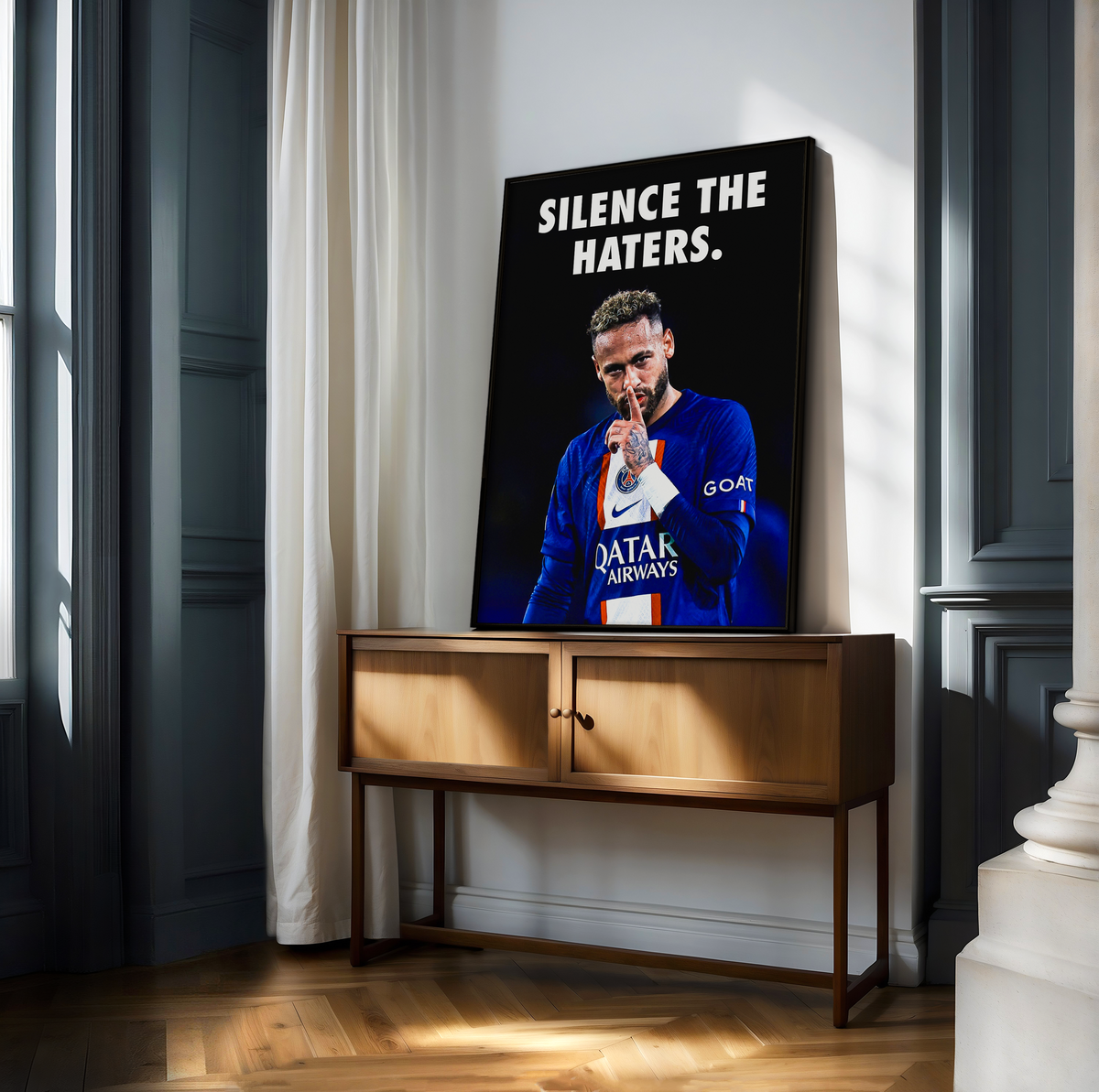 Neymar 'Silence The Haters' Poster