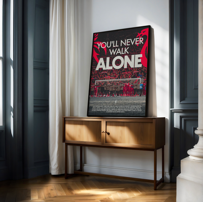 Liverpool 'You'll Never Walk Alone' Poster
