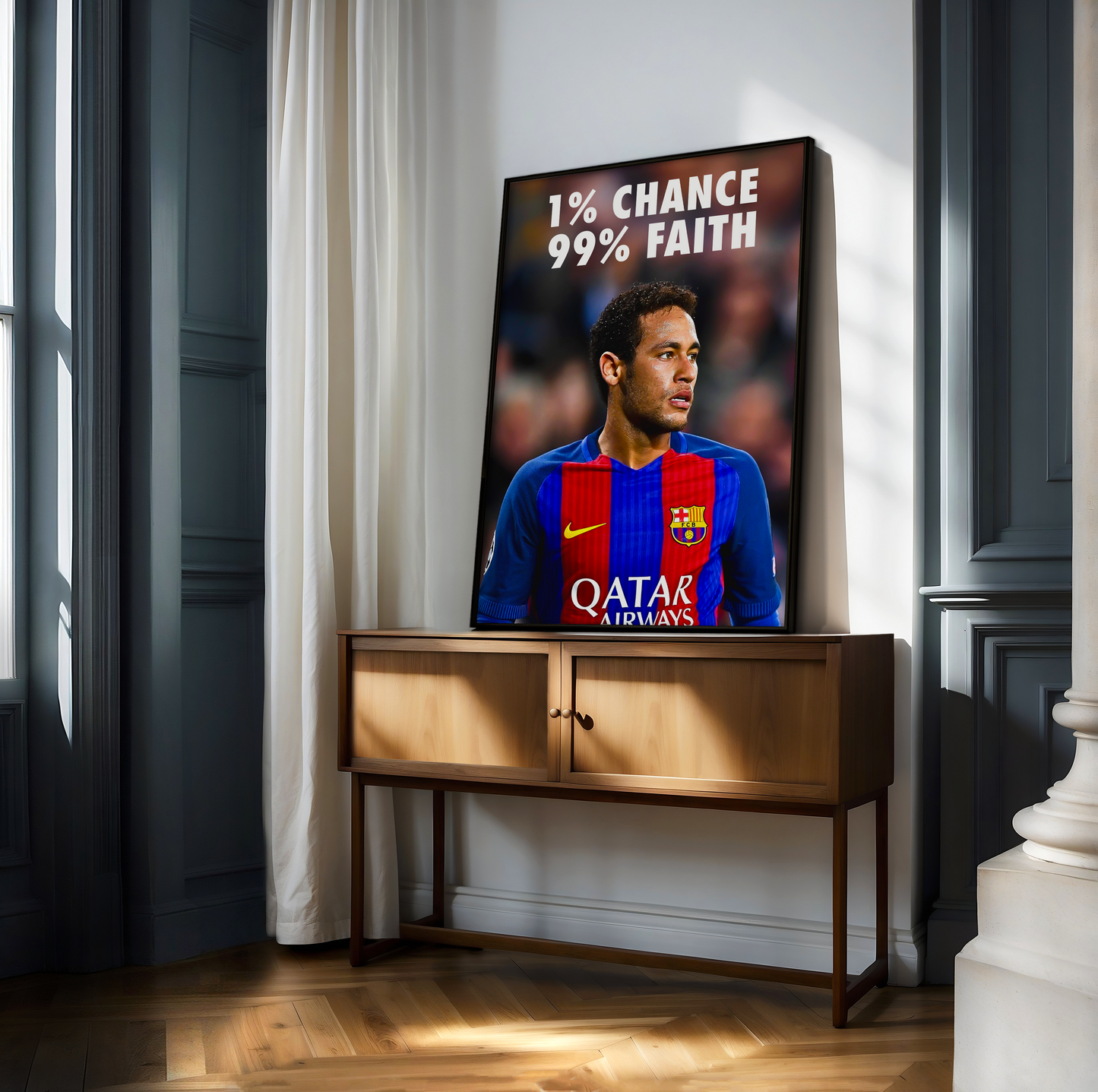 Neymar 'Faith' Poster