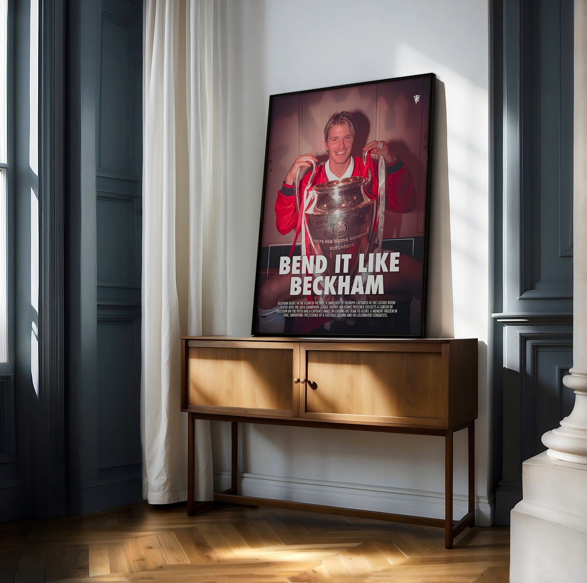 Mach es wie Beckham Poster