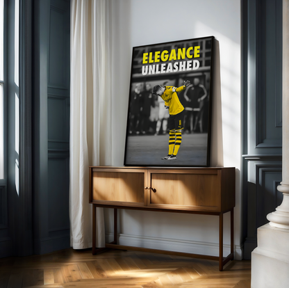 Marco Reus „Entfesselte Eleganz“-Poster