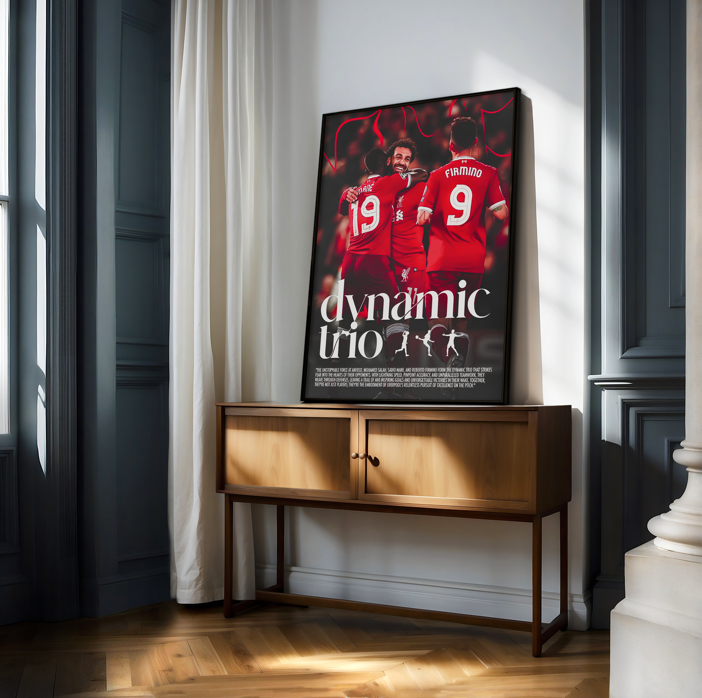 Firmino, Mane und Salah Poster