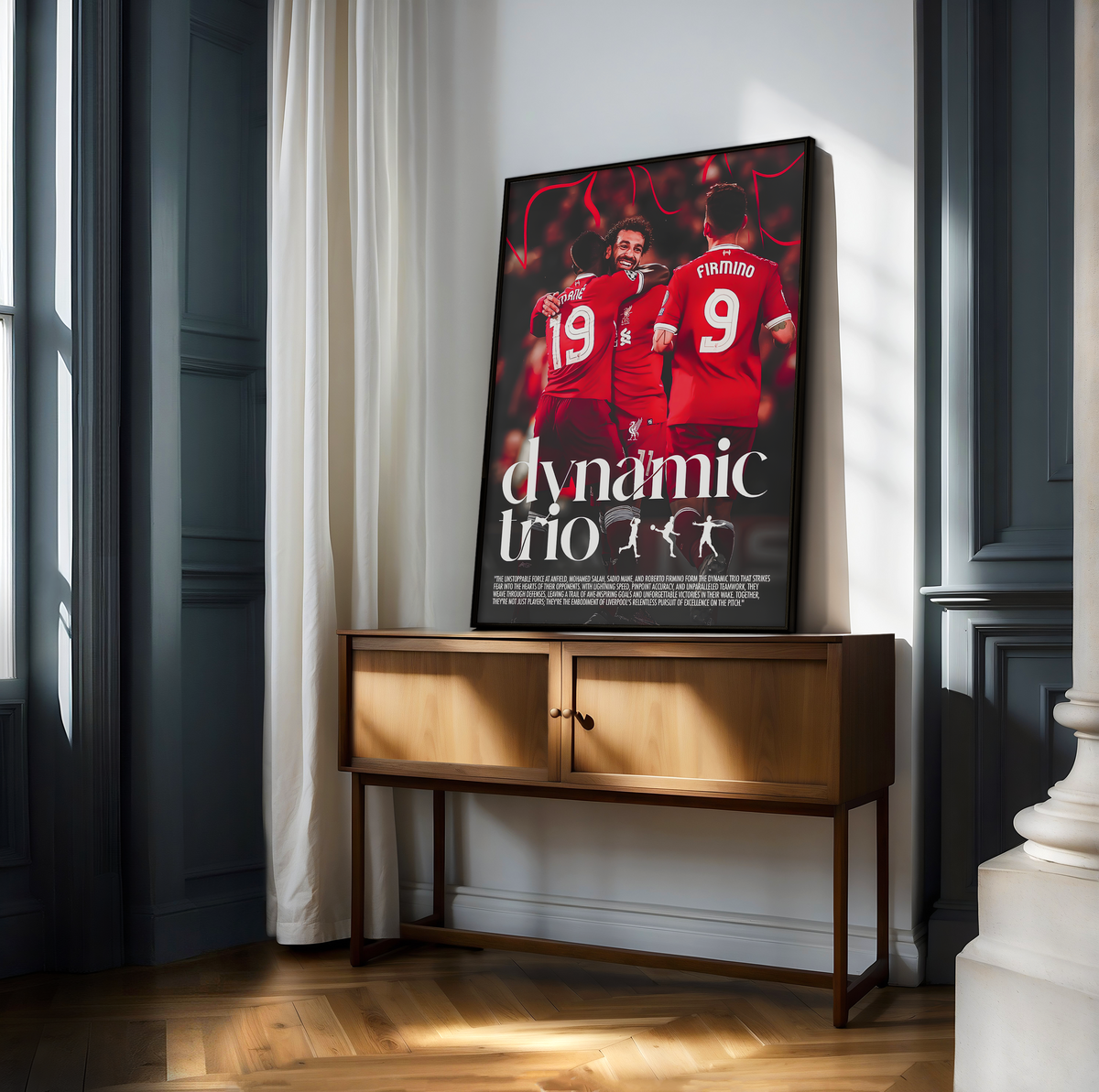 Mane, Salah & Firmino 'Dynamic Trio' Poster