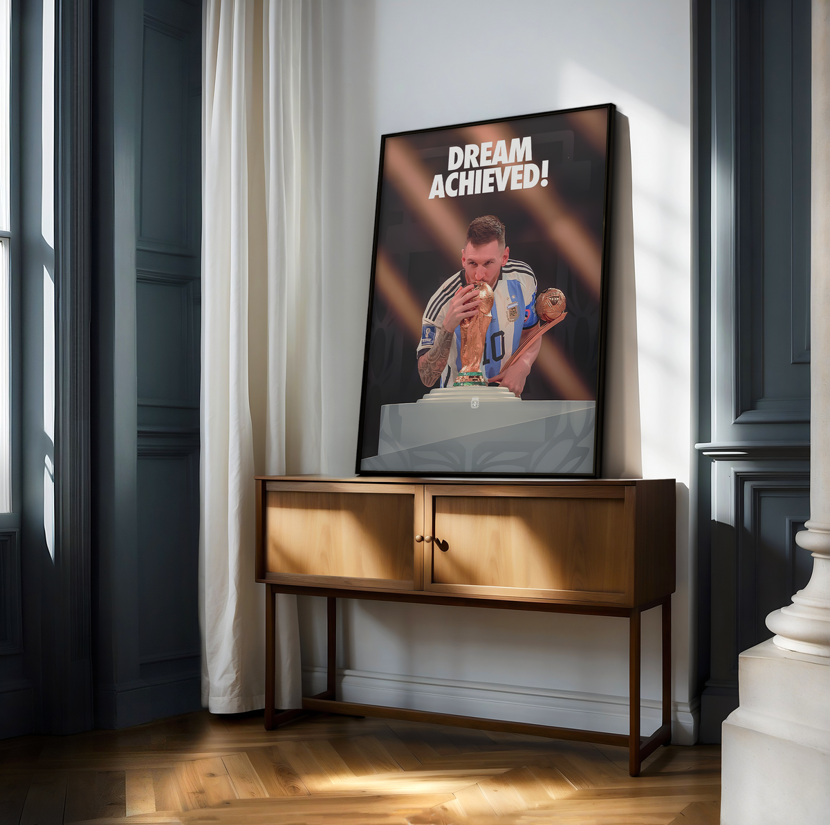 Lionel Messi 'Dream Achieved' Poster