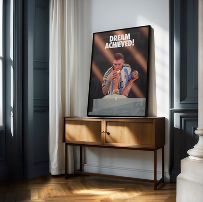 Lionel Messi 'Dream Achieved' Poster