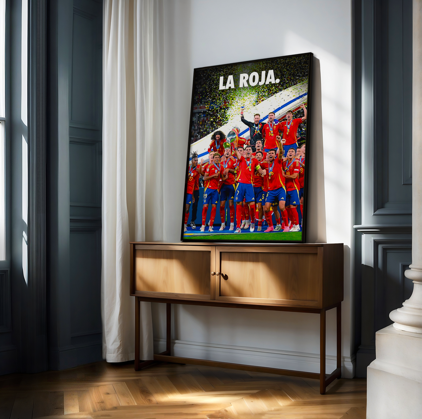 Spain Euros 24 'La Roja' Poster