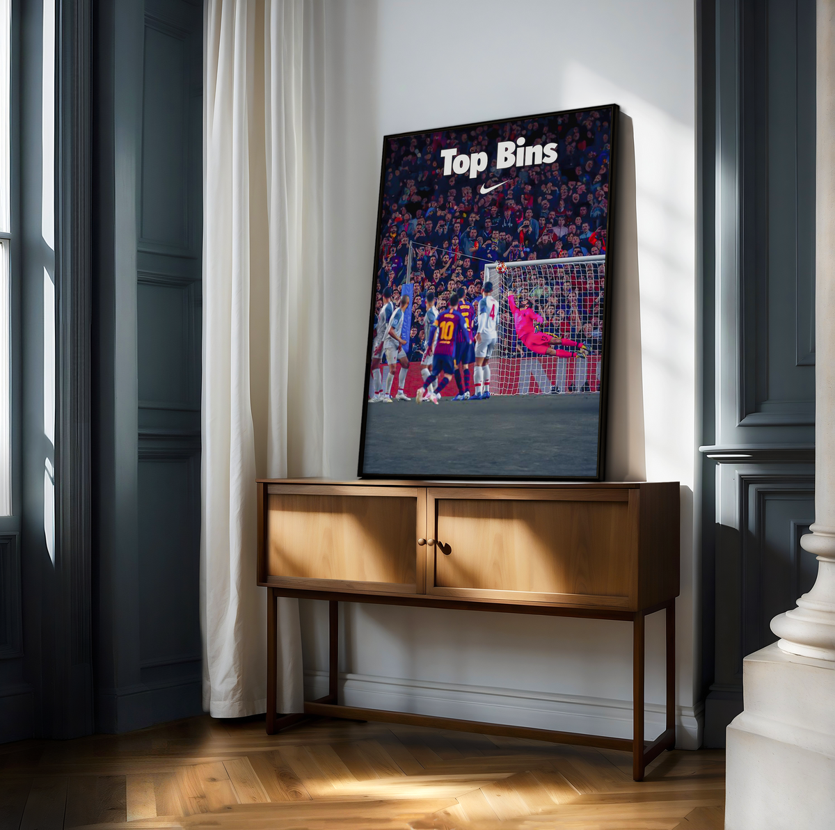 Lionel Messi 'Top Bins' Poster