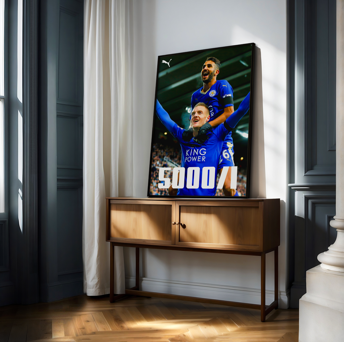 Leicester City '5000/1' Poster