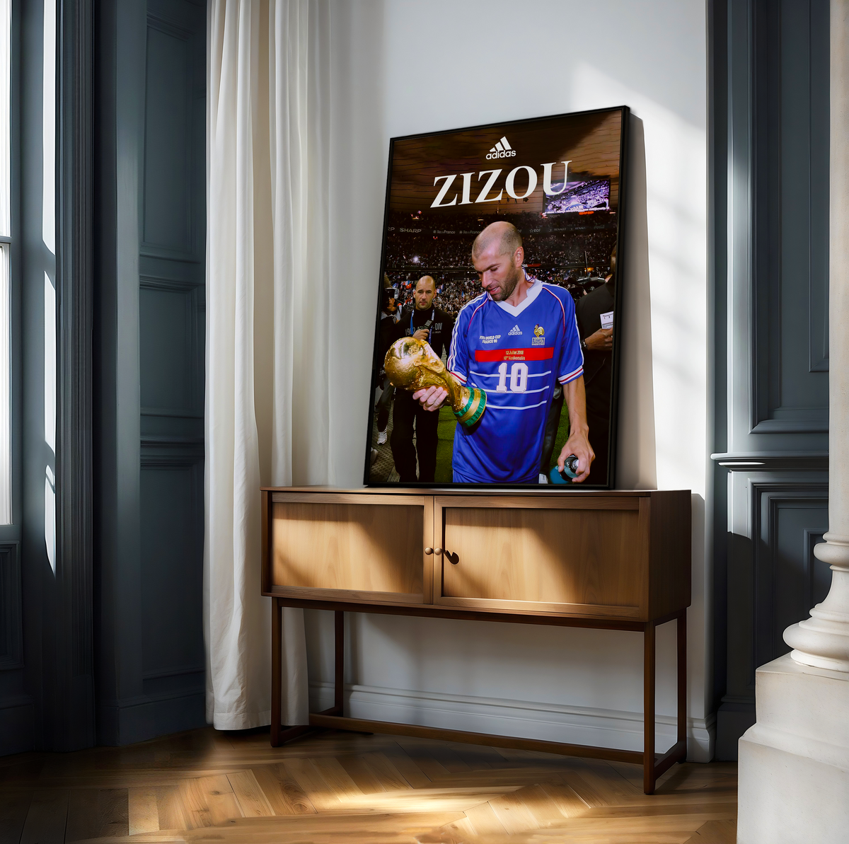 Zinedine Zidane 'Zizou World Cup' Poster