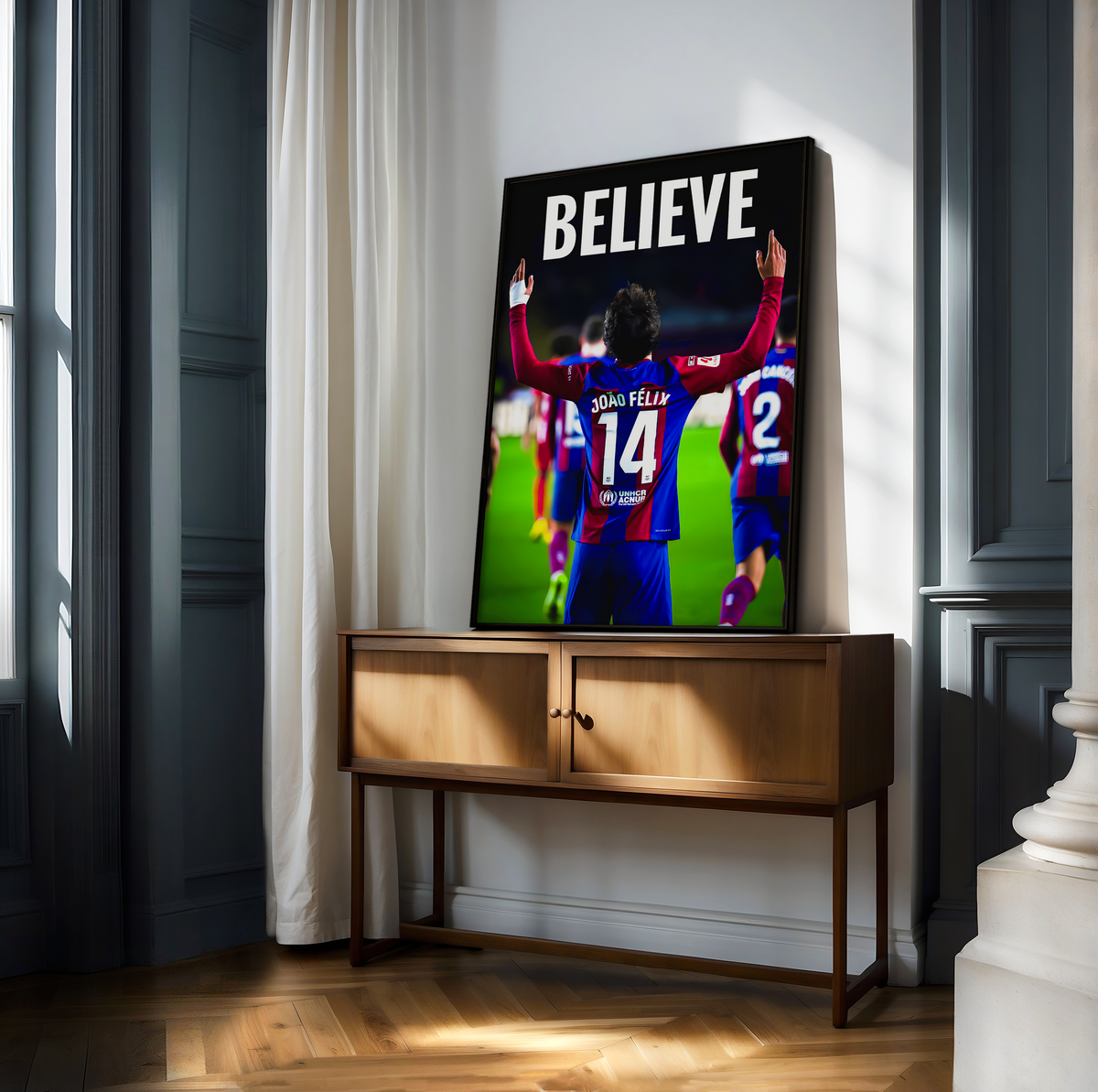 Poster „Der Auserwählte“ von Lionel Messi