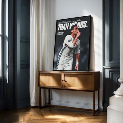 Cristiano Ronaldo 'Louder' Poster