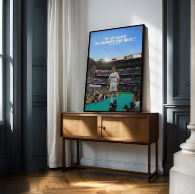 Cristiano Ronaldo „Immer der Beste“-Poster