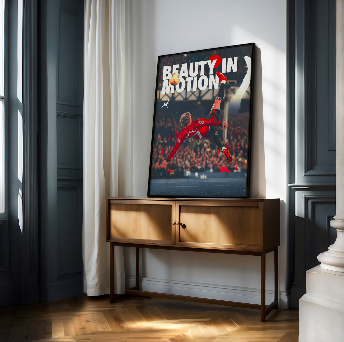 Garnacho 'Beauty In Motion' Poster