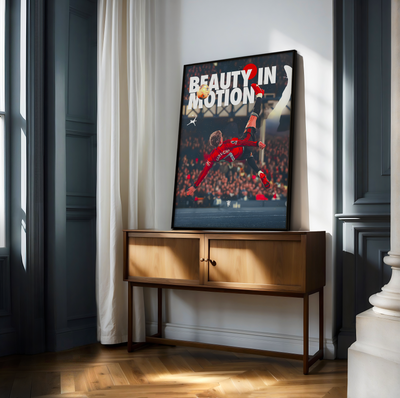 Garnacho 'Beauty In Motion' Poster