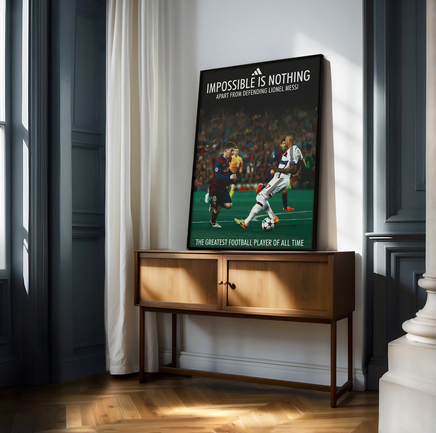 Messi „Unmöglich ist nichts“-Poster