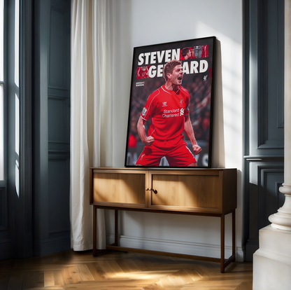 Steven Gerrard 'Anfields Warrior' Poster