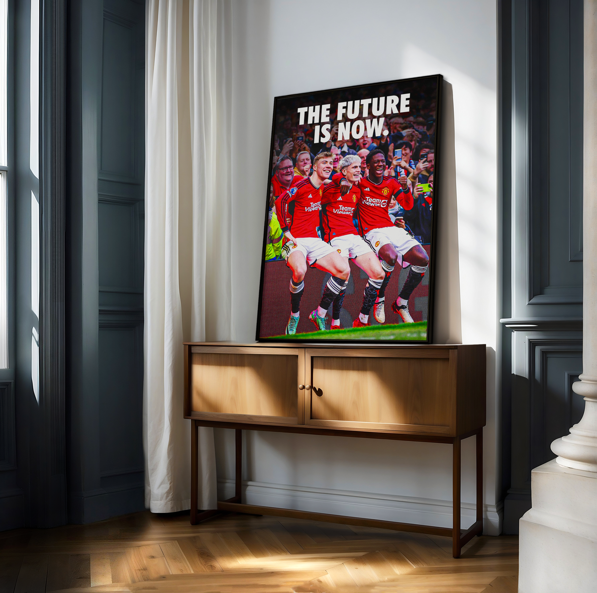 Hojlund, Garnacho & Mainoo 'The Future' Poster