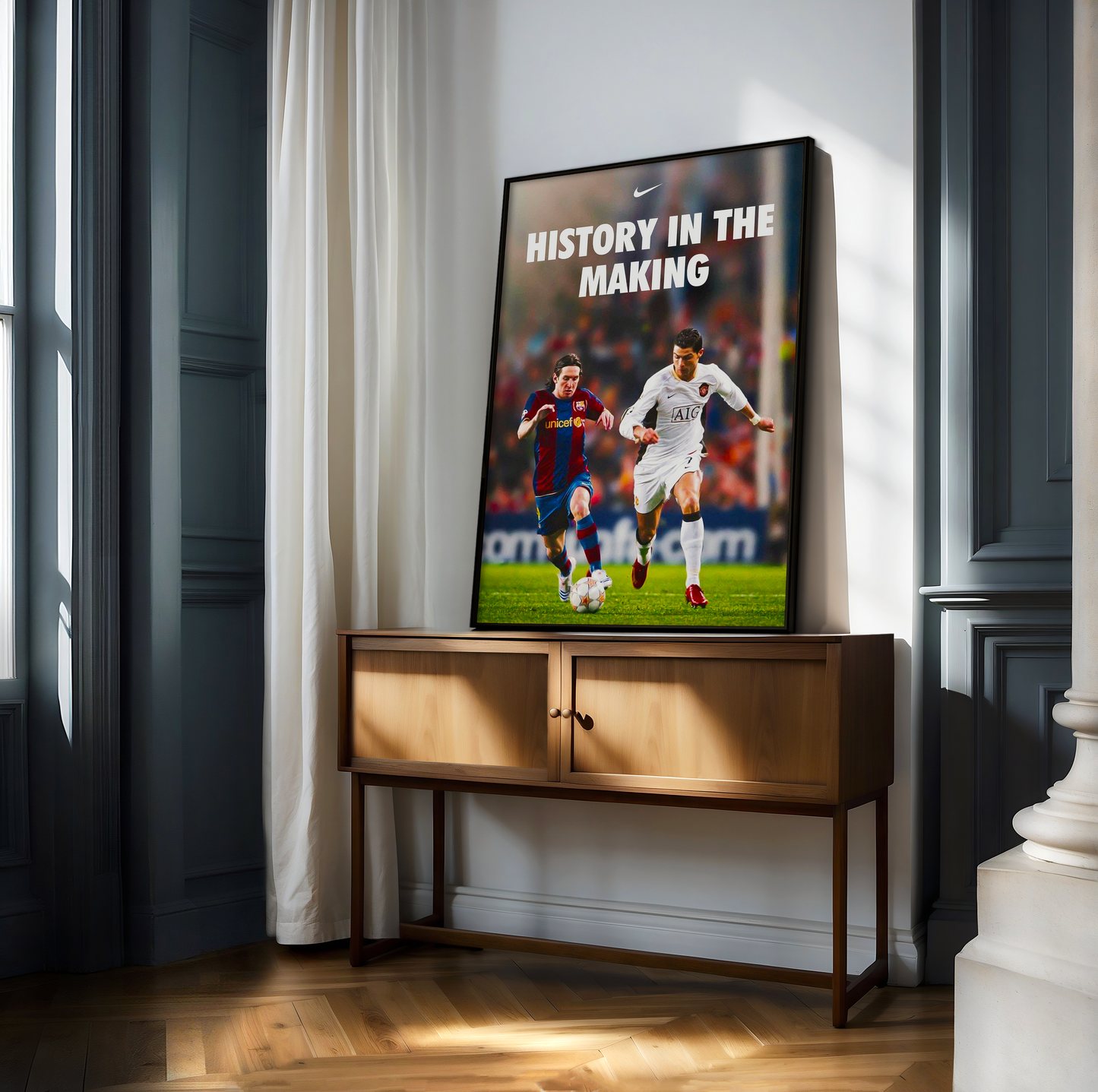 Messi & Ronaldo 'History In The Making' Poster