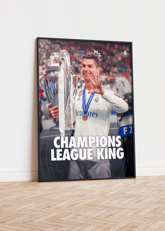 Cristiano Ronaldo 'Champions League King' Poster